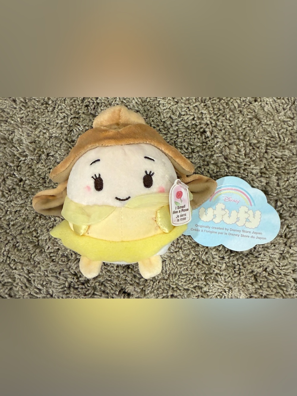 Disney Store Japan Ufufy Belle Scented Plush NWT